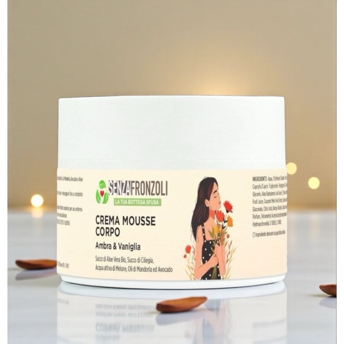 Crema Corpo FREEDOM all’ Ambra &amp; Vaniglia SENZAFRONZOLI 200ml