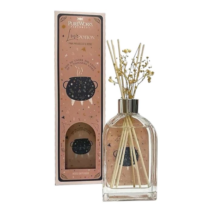 Love Potion – Diffusore a Bastoncini Pink Prosecco &amp; Rosa (150 ml)