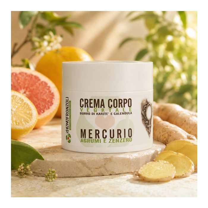 Crema Corpo Vegetale Mercurio Agrumi e Zenzero 200 ml