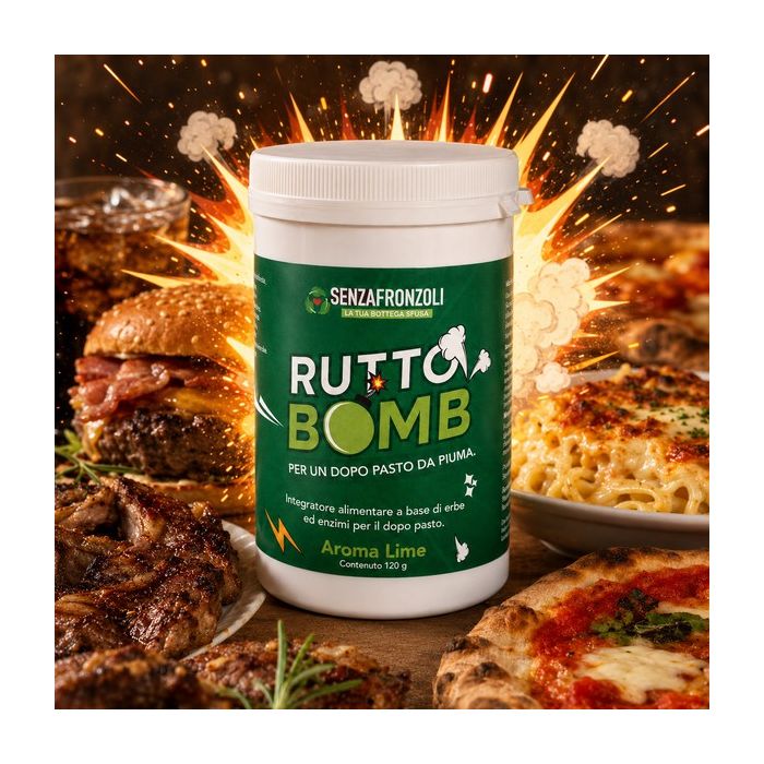 RUTTOBOMB – Digestivo effervescente dopo pasto al lime 120gr