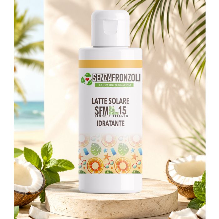 LATTE SOLARE IDRATANTE SFM 15 – Protezione Minerale Delicata 200ml