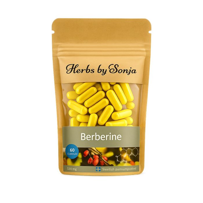 Capsule di Berberina 500 mg 97% estratto– Supporto metabolismo e zuccheri nel sangue