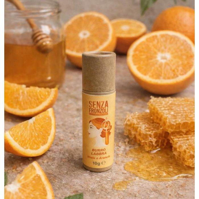 Burro Labbra Miele e Arancia – Nutrimento e protezione per labbra secche 10gr