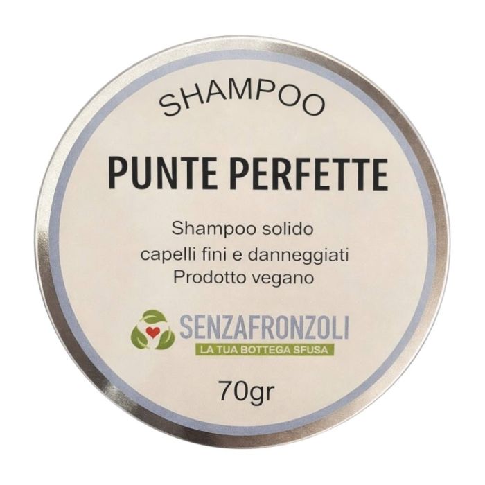 Shampoo Solido Ristrutturante – Punte Perfette | Capelli Fini & Danneggiati