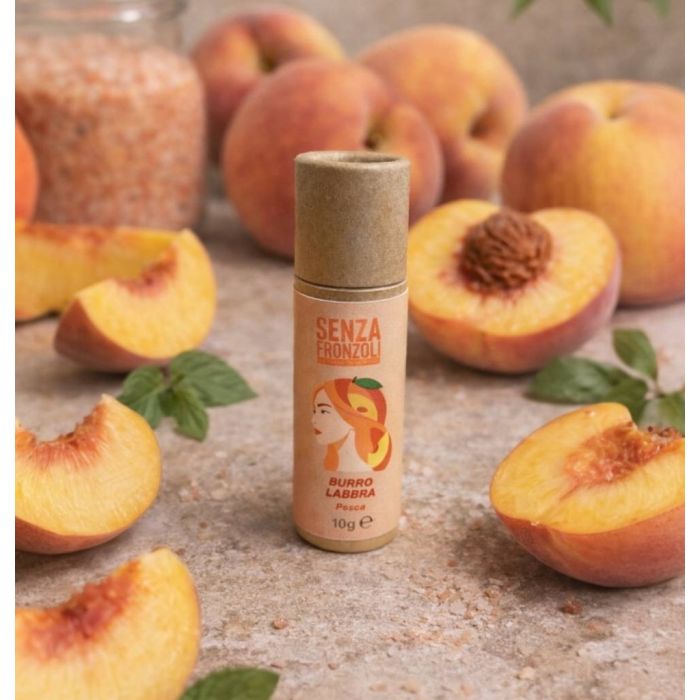 Burro Labbra Pesca – Nutriente e protettivo per labbra secche 10gr