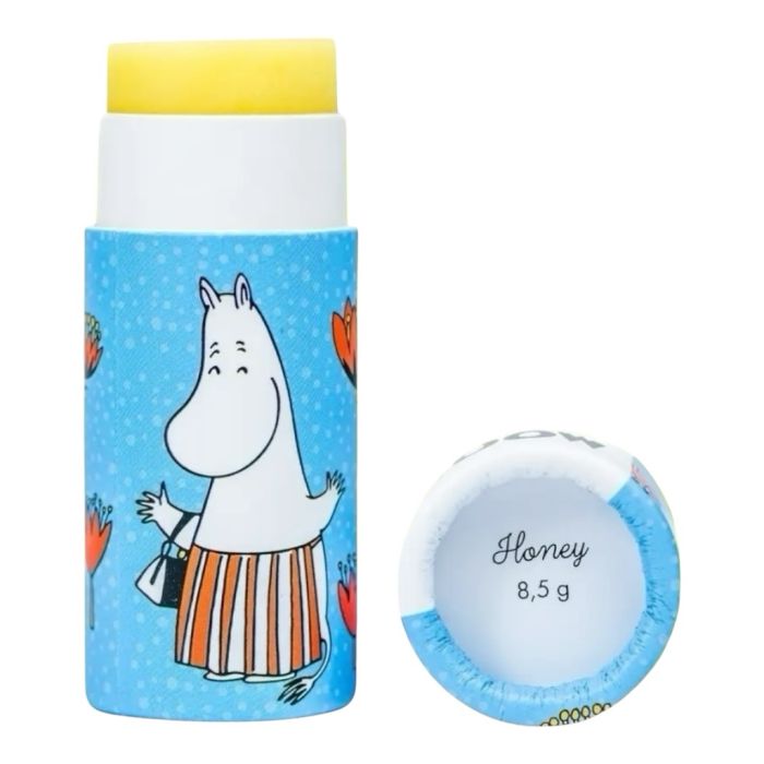 Moomin by G&amp;L - Balsamo labbra di cera d'api con miele 8.5gr