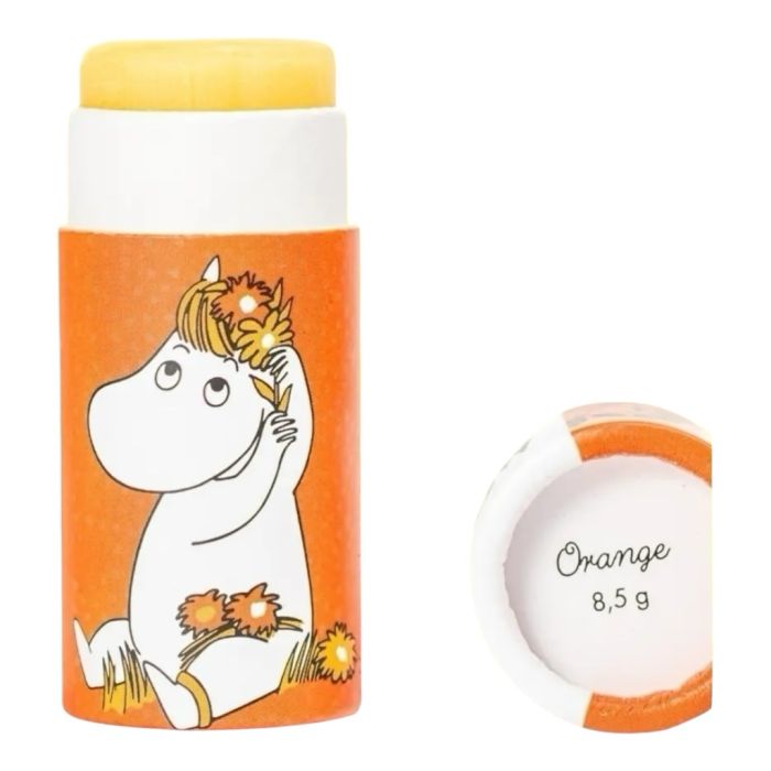 Moomin by G&amp;L - Balsamo labbra al gusto di arancia 8.5gr