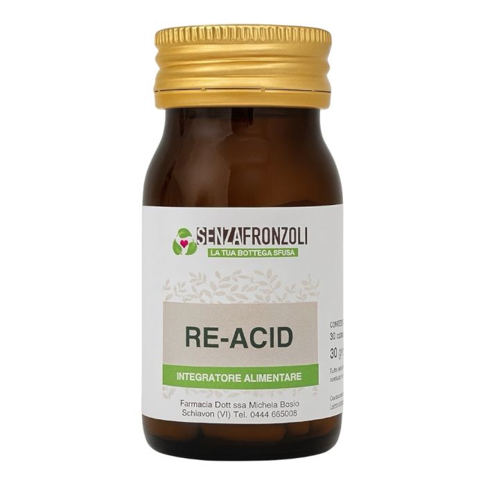 REACIDSEN Integratore per Acidità e Bruciore di Stomaco di SenzaFronzoli FLACONE 30cp