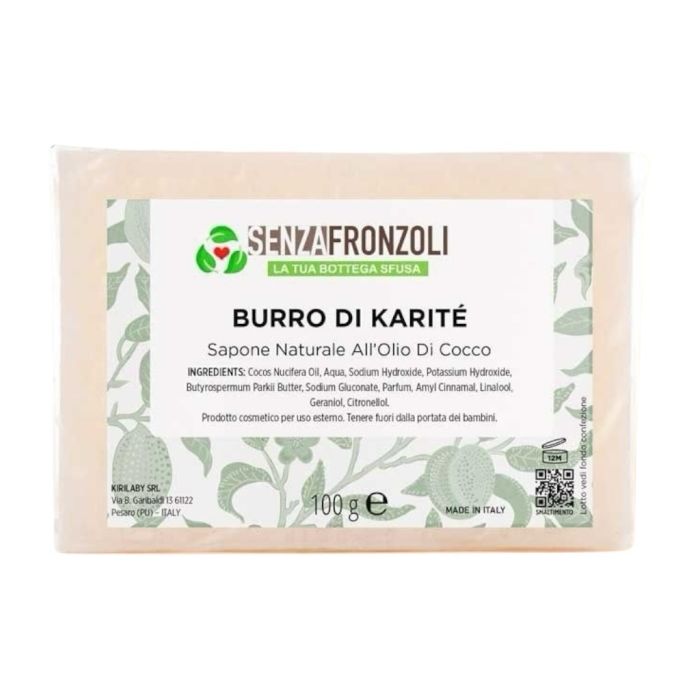 Sapone Naturale al Burro di Karité 100 gr SENZAFRONZOLI