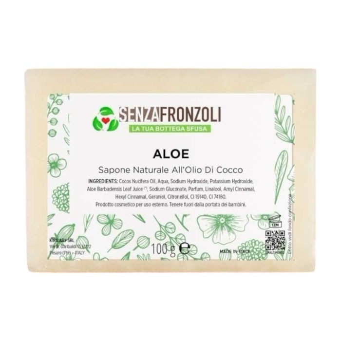 Sapone Naturale all’Aloe 100gr SENZAFRONZOLI