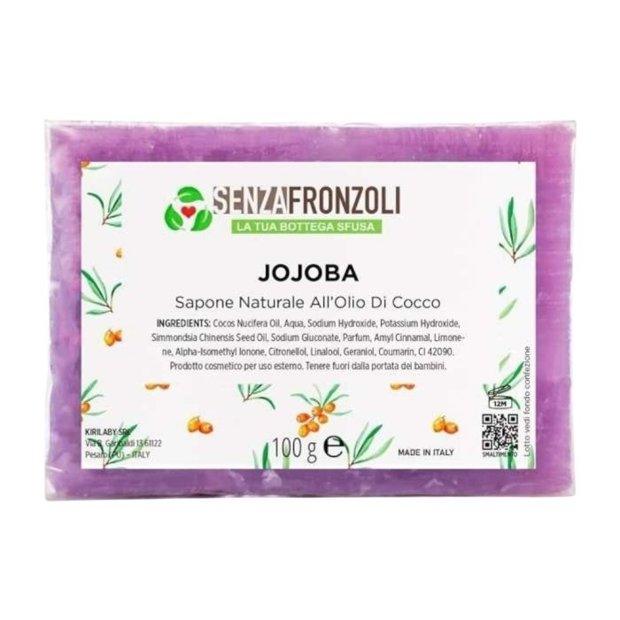 Sapone Naturale all’Olio di Jojoba 100gr SENZAFRONZOLI