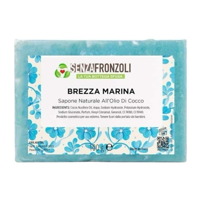 Sapone Naturale Brezza Marina 100 gr SENZAFRONZOLI