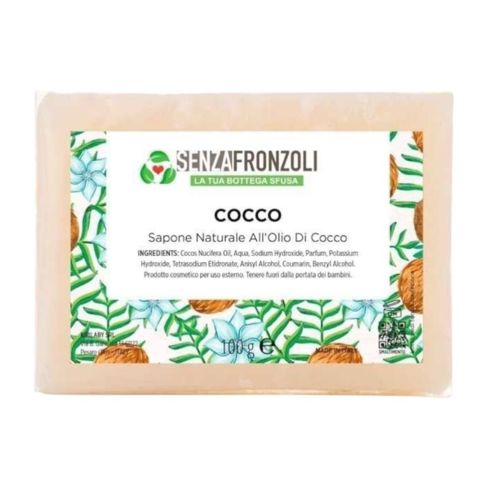 Sapone Naturale al Cocco 100 gr SENZAFRONZOLI