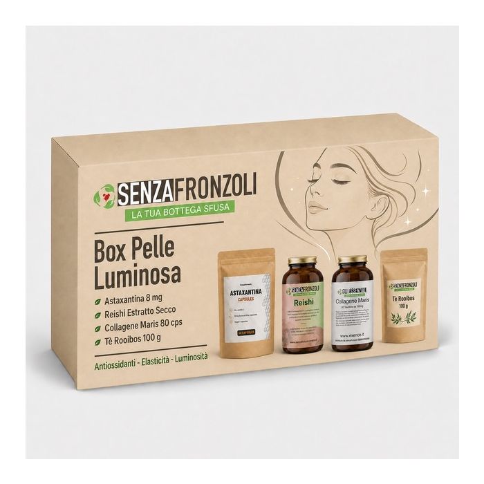 BOX PELLE LUMINOSA – Protocollo naturale per pelle e stress ossidativo