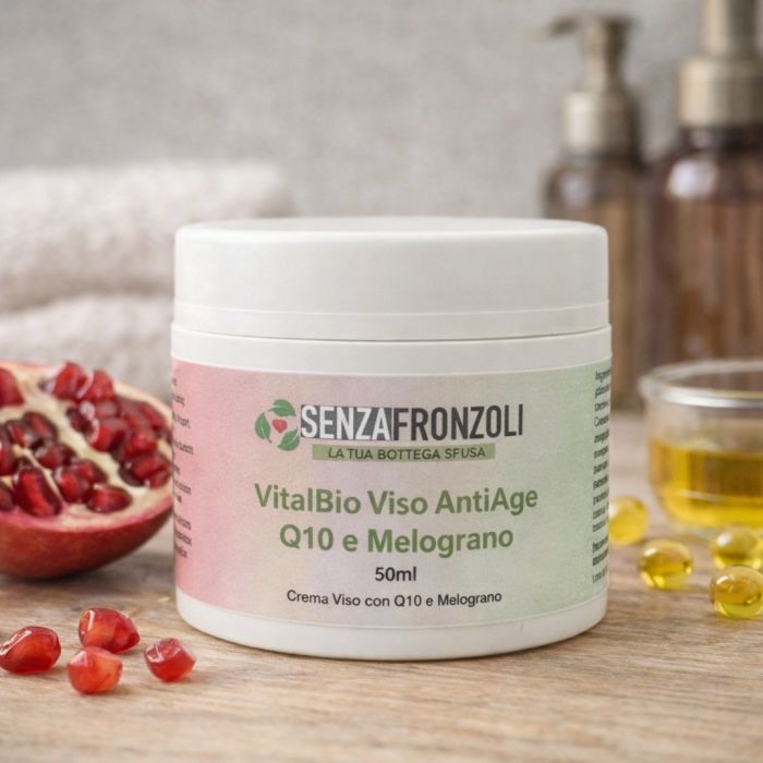 VitalBio Viso AntiAge – Q10 e Melograno 50ml
