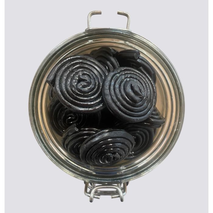 Rotelle di LIQUIRIZIA VEGAN pr. 100gr