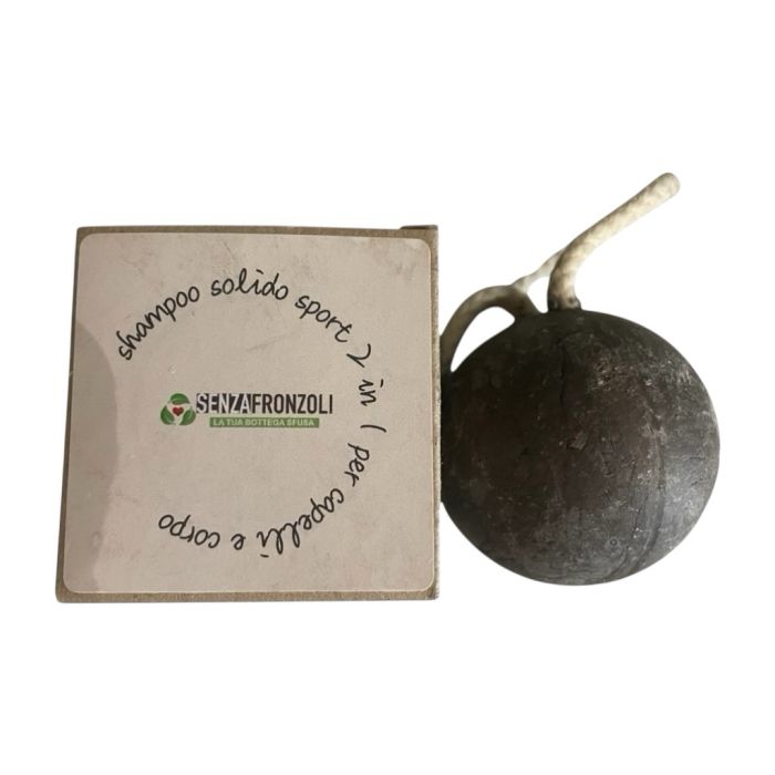 Shampoo Solido e Bagnodoccia 2 in 1 al Patchouli e chiodi di garofano per tutti i tipi di pelle e capelli 75gr SENZAFRONZOLI
