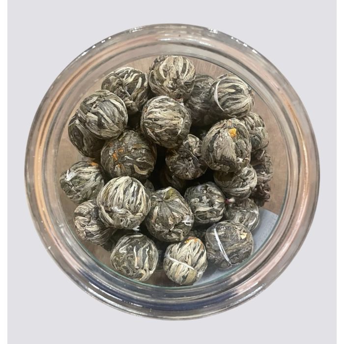Blooming tea ai fiori di gonfrena calendula e giglio 2pz