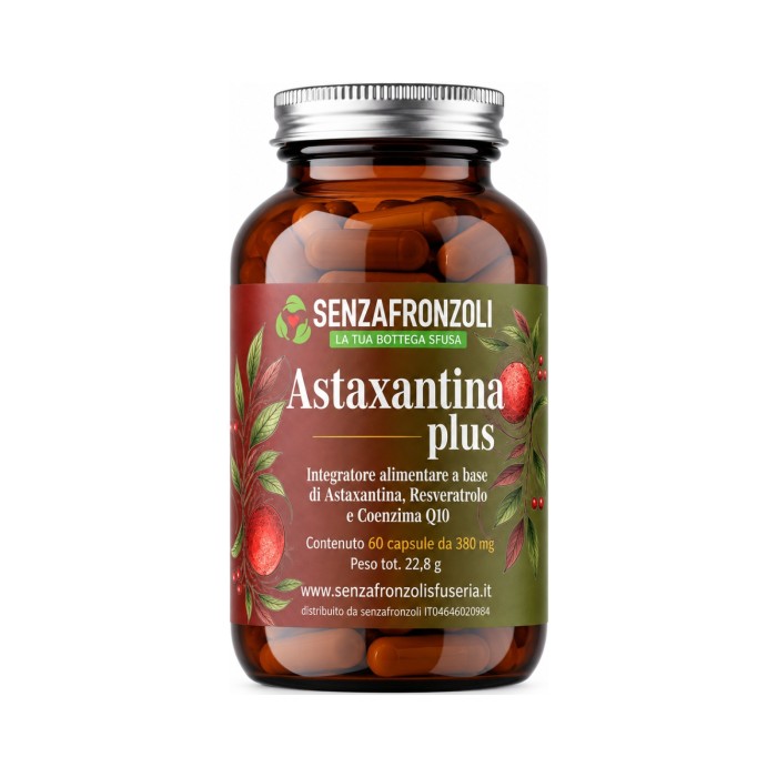 Astaxantina Plus 10 mg con Resveratrolo e Coenzima Q10 – 60 capsule