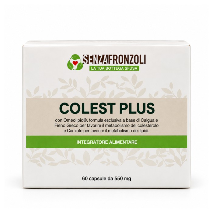 COLEST PLUS – Berberina 500 mg, Riso Rosso Fermentato, Caigua e Cardo Mariano – 60 capsule