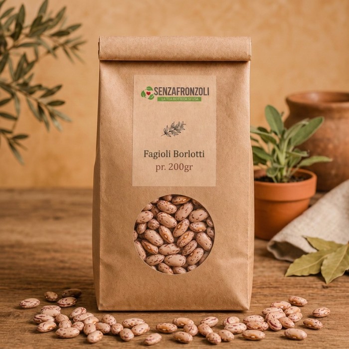 Fagioli Borlotti italiani – Senza Fronzoli – 200 g