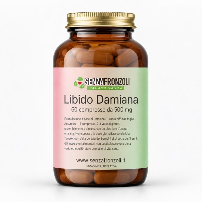 LIBIDO DAMIANA – 60 compresse da 500 mg