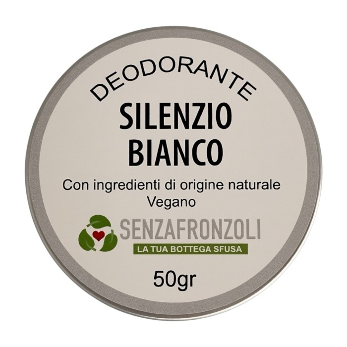 deodorante naturale in crema silenzio bianco – fiori bianchi