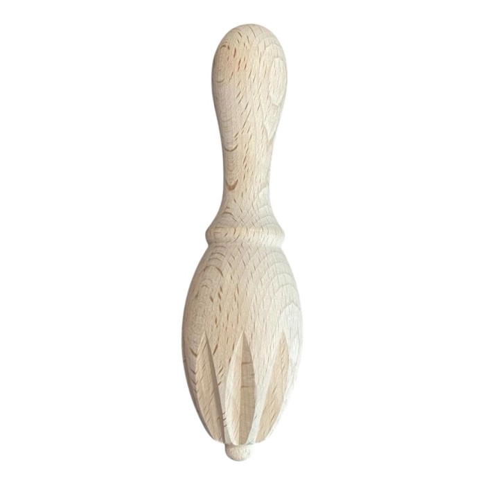 Spremiagrumi manuale in legno di faggio da 16 cm