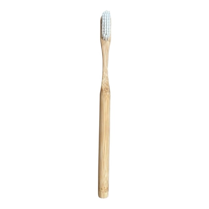 Spazzolino da denti manuale con manico in bambù