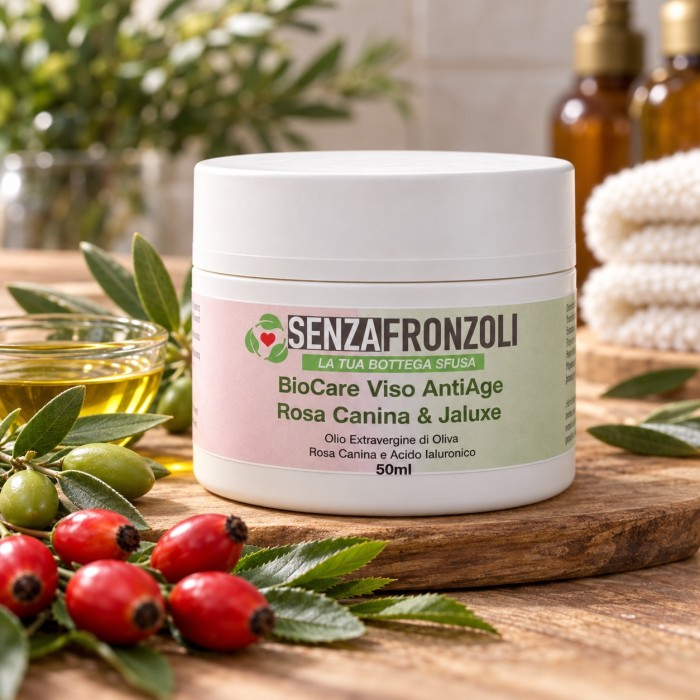 BIOCARE – CREMA VISO ROSA CANINA E ACIDO IALURONICO – 50 ml