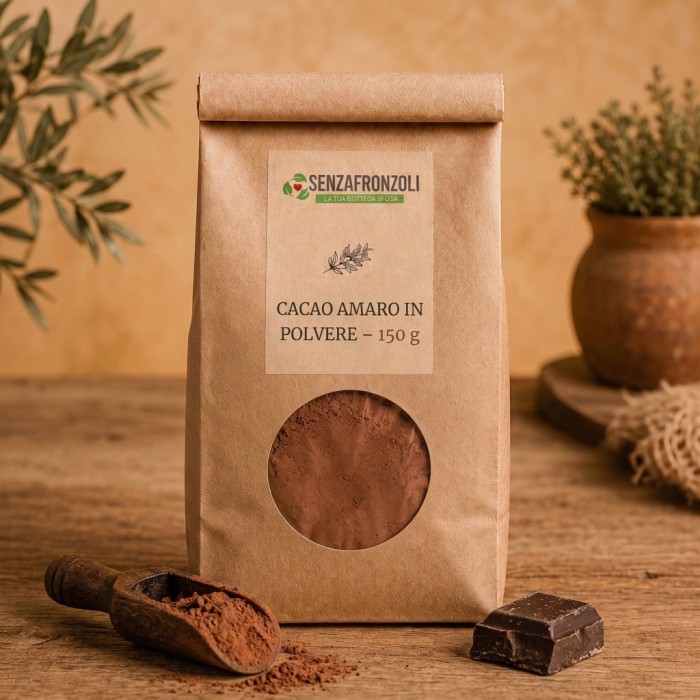 Cacao amaro in polvere – Senza Fronzoli – 150 g