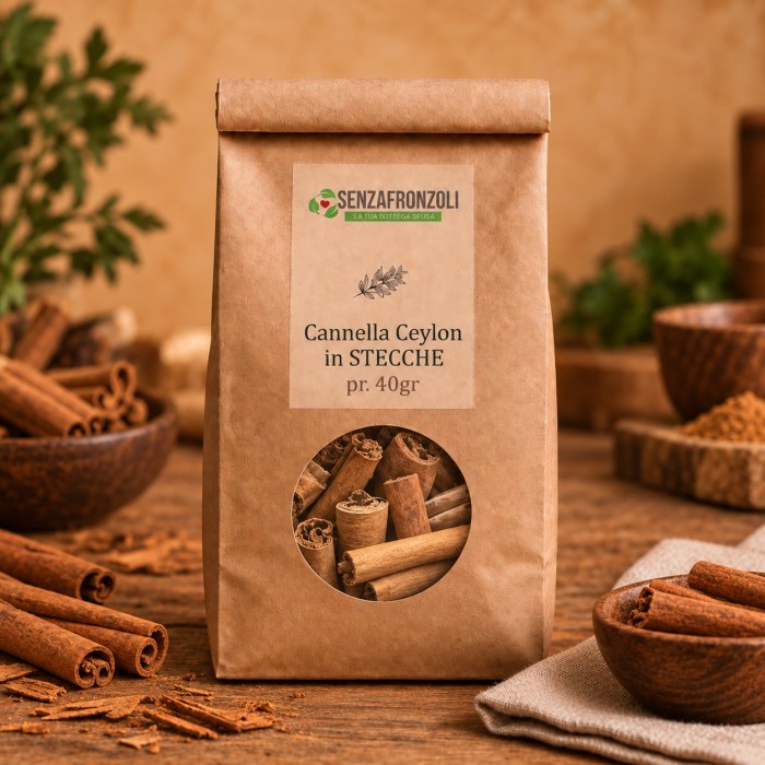 Cannella Ceylon in stecche – Senza Fronzoli – 40 g