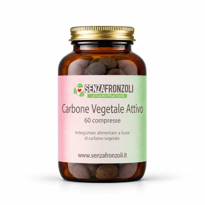 CARBONE VEGETALE ATTIVO – Flatulenza Post-Prandiale – 60 Compresse