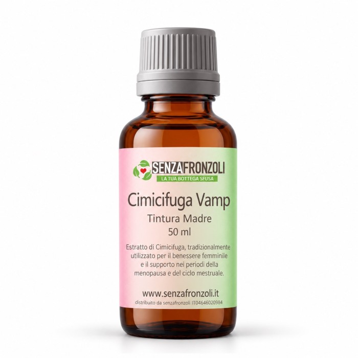 CIMICIFUGA VAMP – CIMICIFUGA PER MENOPAUSA E CICLO MESTRUALE – TINTURA MADRE 50 ML