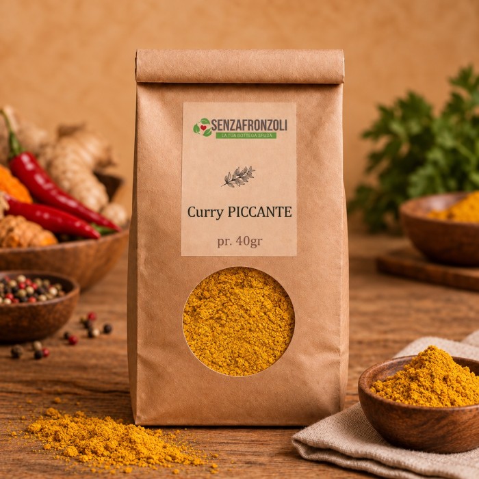 Curry piccante macinato – Senza Fronzoli – 40 g