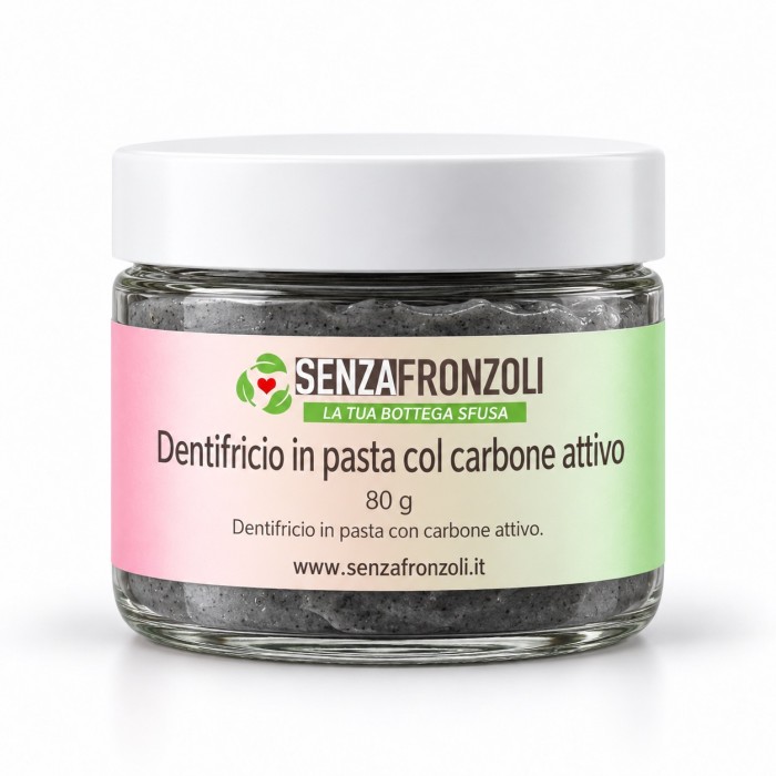 DENTIFRICIO IN PASTA BIO AL CARBONE E ROSMARINO – 80 G