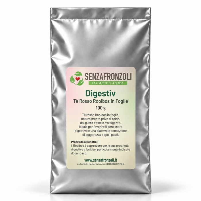 Digestiv, Tè Rosso Rooibos in foglie sfuso, 100 g