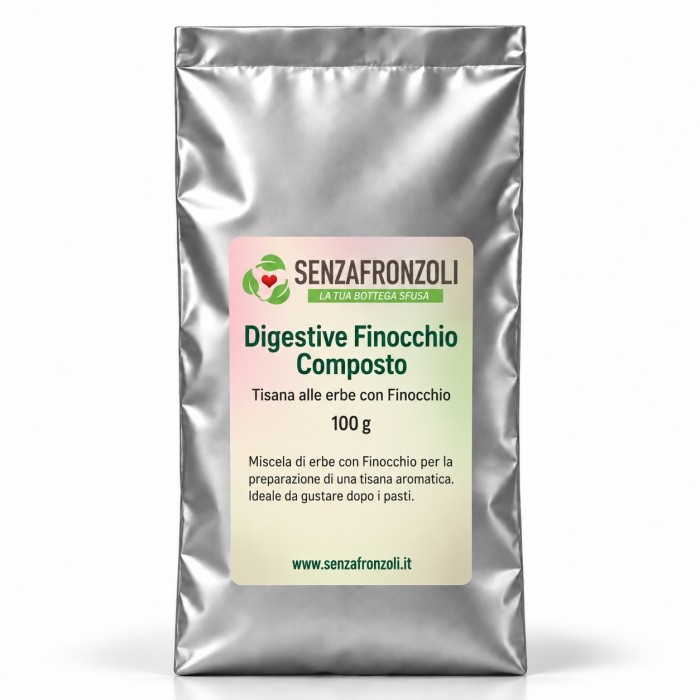 DIGESTIVE FINOCCHIO – Tisana per Digestione, Motilità Gastrointestinale e Gas – 100 g