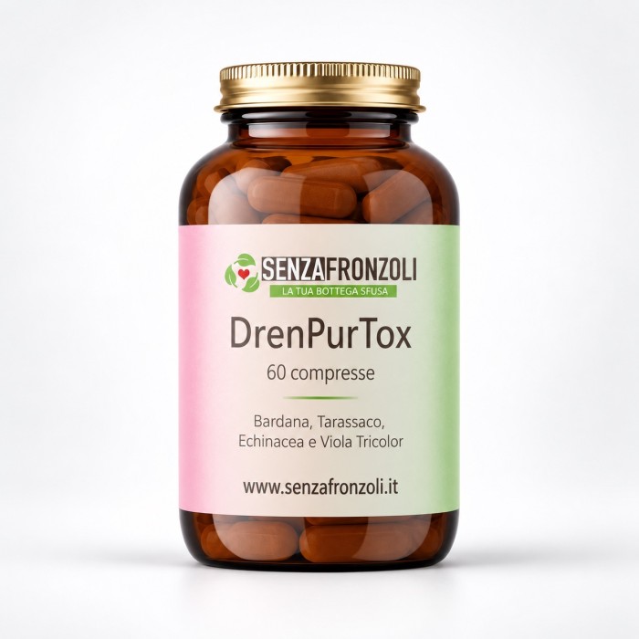 DRENPURTOX – Bardana, Tarassaco, Echinacea e Viola Tricolor – 60 Compresse