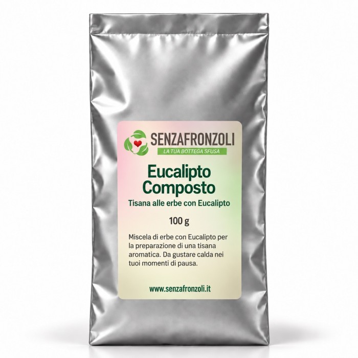 Eucalipto Composto, tisana balsamica in confezione da 100 g
