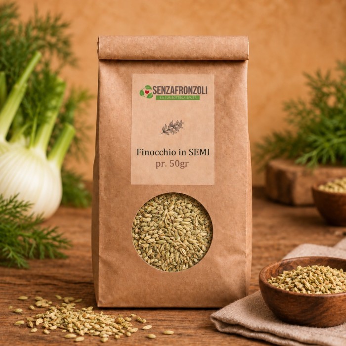Semi di finocchio interi – Senza Fronzoli – 50 g