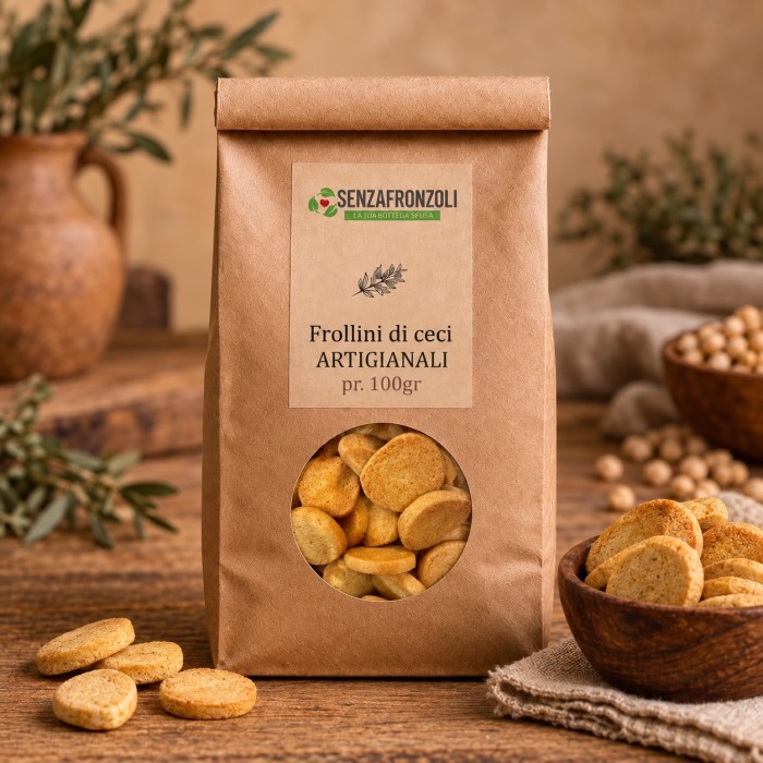 Frollini artigianali con farina di ceci – Senza Fronzoli – 100 g