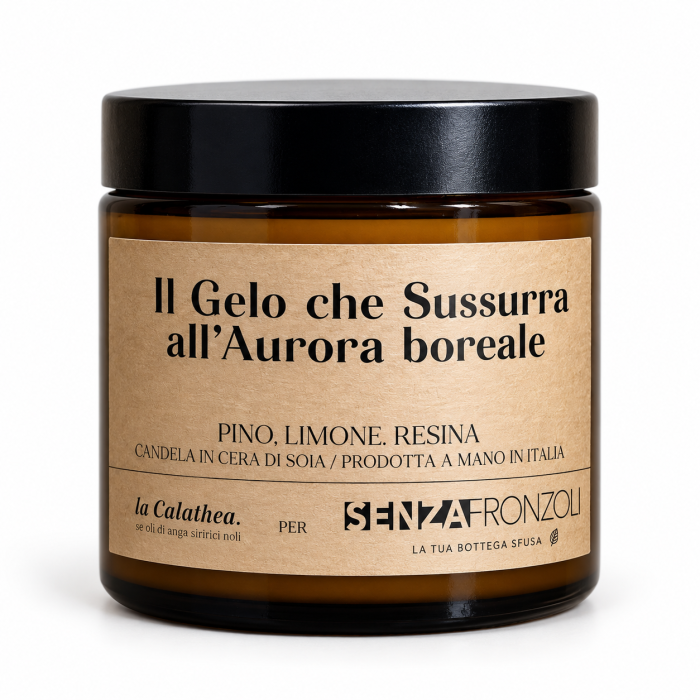 Il gelo che sussurra all’aurora – candela profumata 90 g
