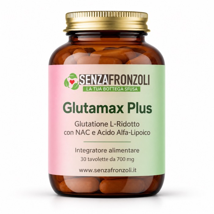 Glutamax Plus – glutatione L-ridotto 250 mg con NAC e acido alfa-lipoico – 30 compresse