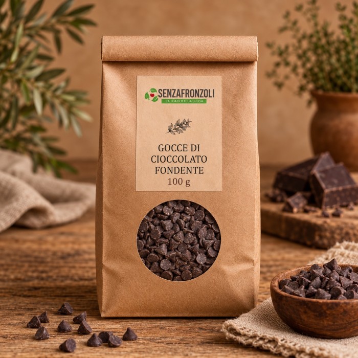 Gocce di cioccolato fondente – Senza Fronzoli – 100 g
