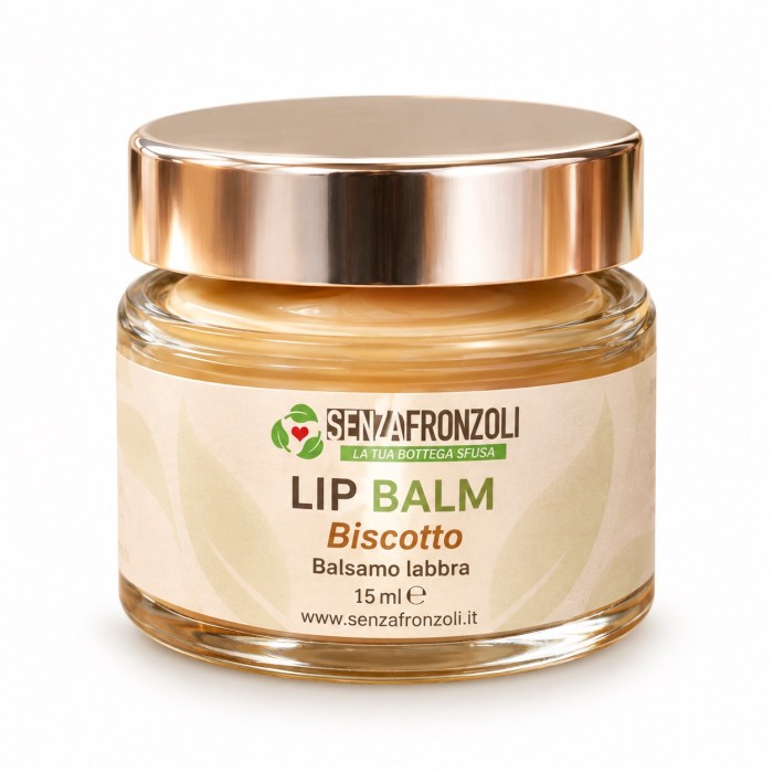 balsamo labbra maschera al biscotto – Senza Fronzoli – 15 ml