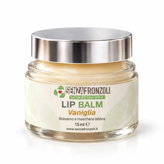 balsamo labbra / maschera labbra vaniglia – Senza Fronzoli – 15 ml