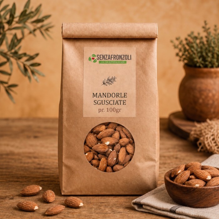 MANDORLE SGUSCIATE ITALIANE – 100 g