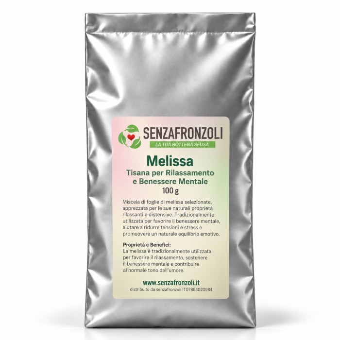 MELISSA – Tisana per Rilassamento e Benessere Mentale – 100 g