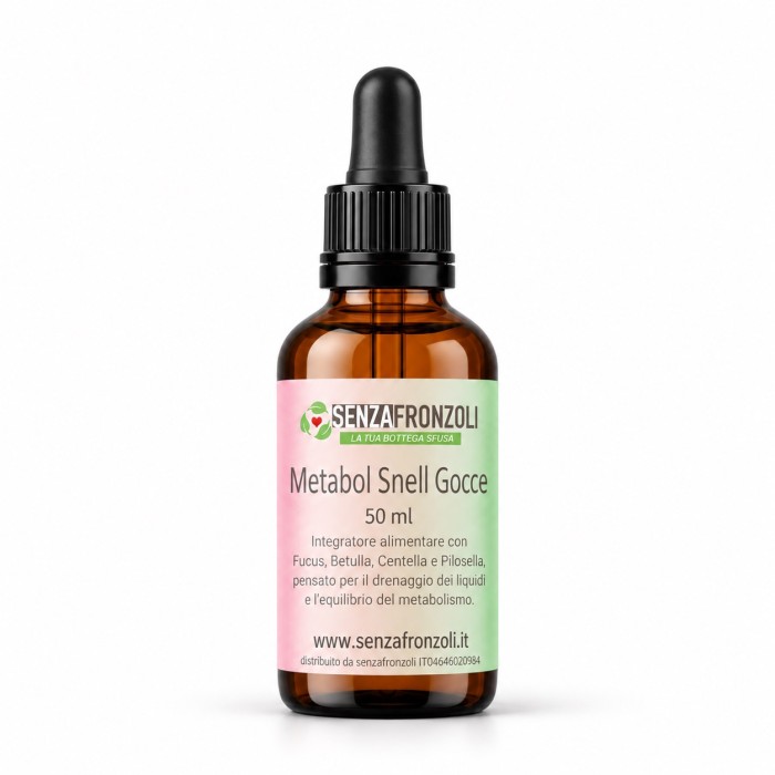 METABOLSNELL – Fucus, Betulla, Centella e Pilosella – 100 ml